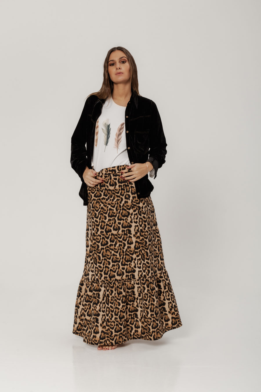 CAMISA TERCIOPELO negro s
