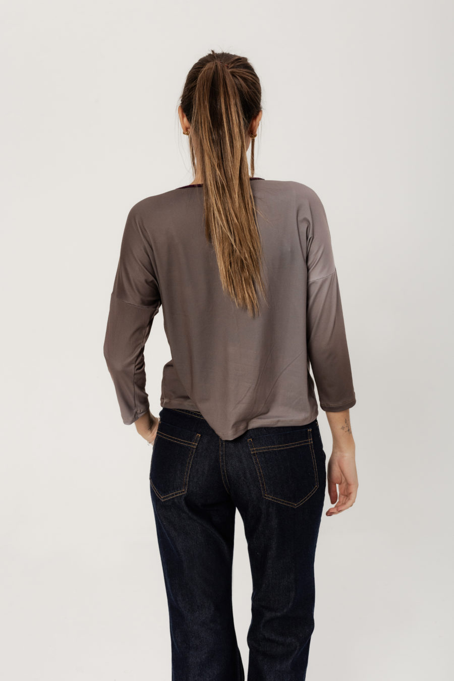 REMERA BALLET vison m