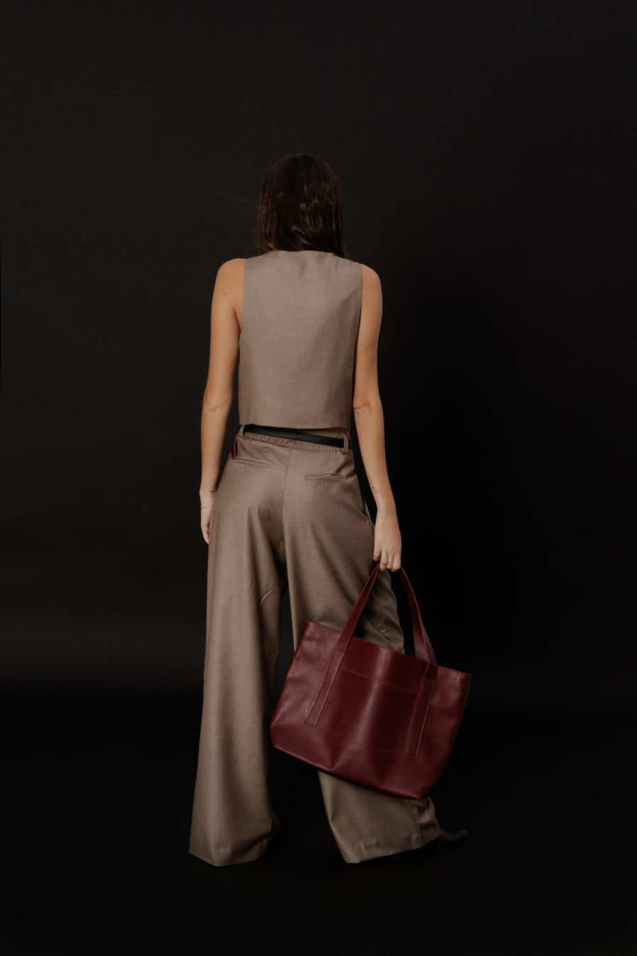 PANTALON TRAJE beige s