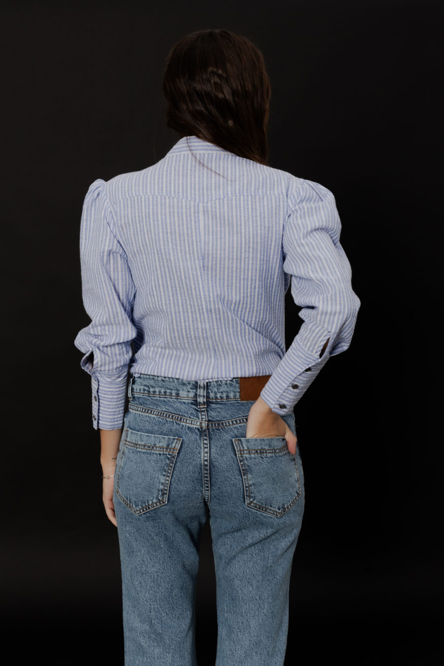 JEAN KIRA PRO GASTADO celeste xs